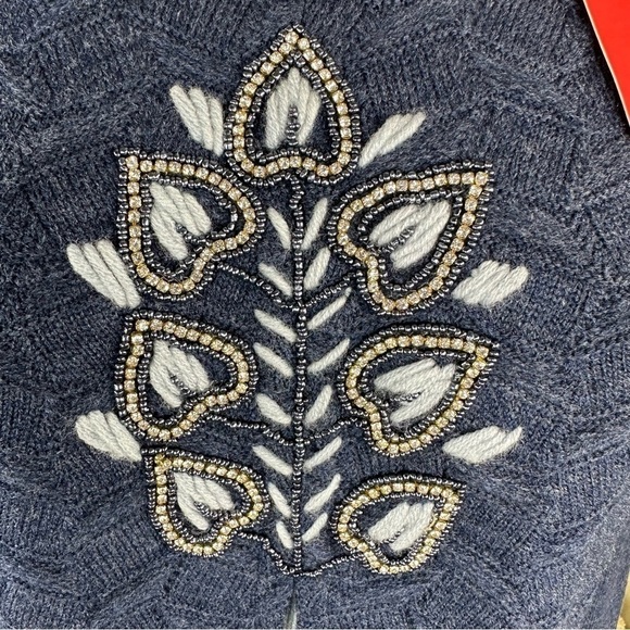 Elisia  Dress Sweater Sz S Long Slits Knit NWT - Picture 5 of 14